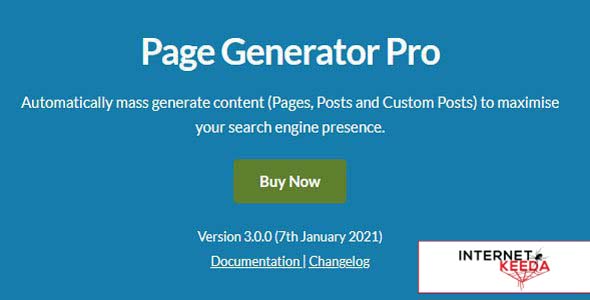 10996-Page Generators Pro v3.0.0 - WordPress Page Builder