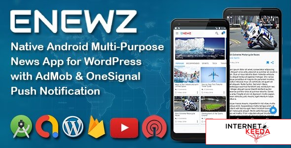 11288-ENEWZ v1.5 - Native Android (News/Blog/Article) App for Wordpress with OneSignal Notification