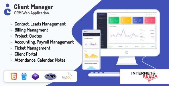 11476-Client Manager - CRM & Billing Management Web Application with GDPR Compliance