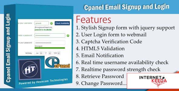 11638-Cpanel Email Signup Plugin v4.1