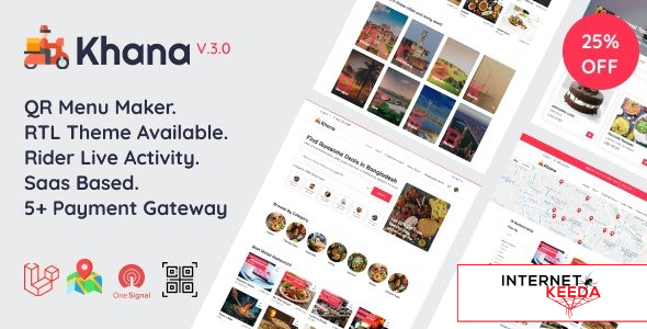 11640-Khana v3.2 - Multi Resturant Food Ordering, Restaurant Management With Saas And QR Menu Maker