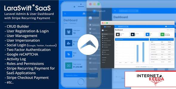 11859-LaraSwift SaaS v1.0 - Laravel Admin & User Dashboard + CRUD Builder + Stripe Recurring Payment