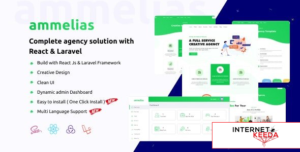 11880-Ammelias v1.4 - Laravel React Agency CMS