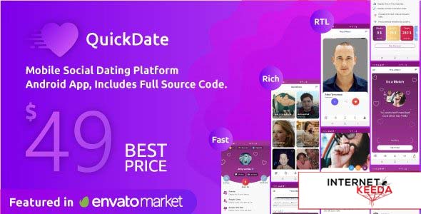 13866-QuickDate Android v2.4 - Mobile Social Dating Platform Application