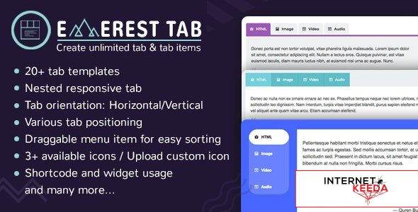 11898-Everest Tab v1.1.8 - Responsive Tab Plugin For WordPress