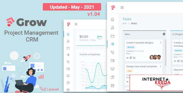 11978-Grow CRM v1.04 - Laravel Project Management