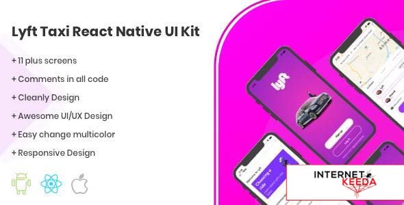 12045-Lyft v1.0 - React Native UI Kit Taxi Template