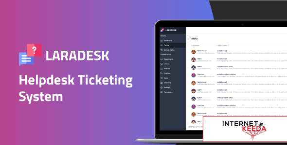 12157-Laradesk v1.1.2 - Helpdesk Ticketing System