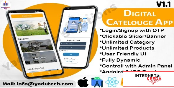 12161-Multipurpose Digital Catalogue Android & iOS App with Website and Admin Panel v1.1