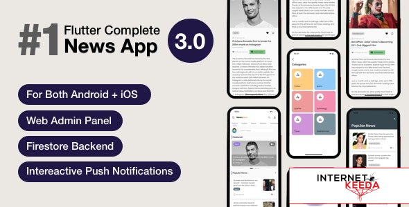 12170-News Hour v3.0.4 - Flutter News App with Admin Panel