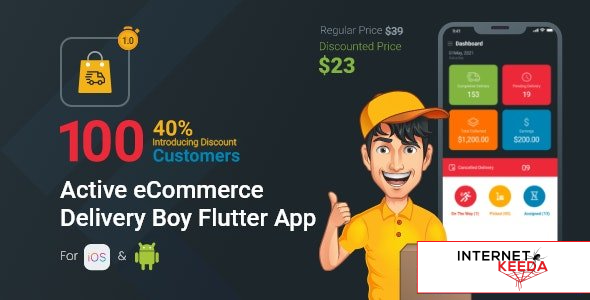 12172-Active eCommerce Delivery Boy Flutter App v1.0