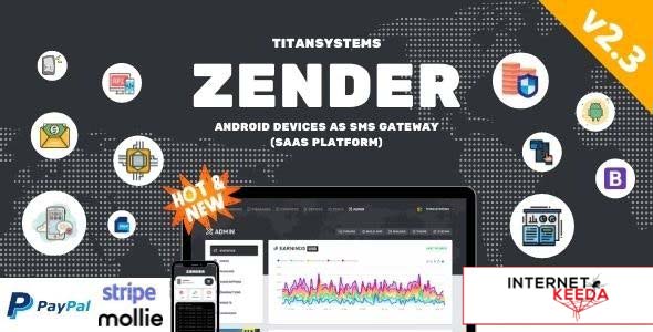 12174-Zender v2.3 - Android Mobile Devices as SMS Gateway (SaaS Platform)