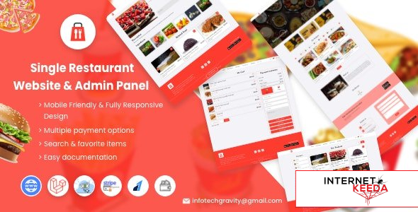 12180-Single Restaurant v3.0 - Laravel Website & Admin Panel