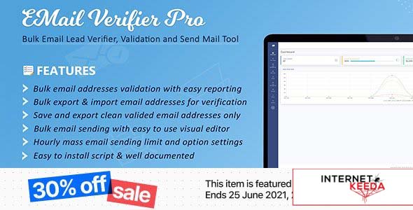 12318-Email Verifier Pro v2.9 - Bulk Email Addresses Validation, Mail Sender & Email Lead Management