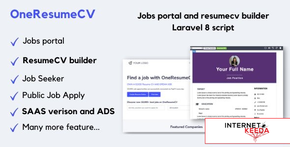 14569-OneResumeCV v1.0.9 - Jobs board and resume builder