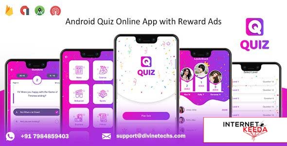 12413-Quiz Online App with Earning System & Reward Ads + Admin Panel v1.1