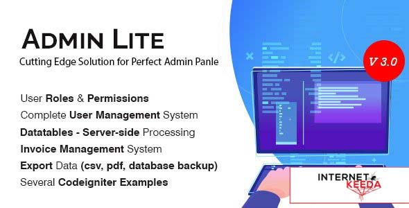 12418-Admin Lite v3.0 - PHP Admin Panel + User Management