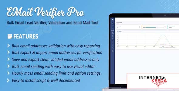 12468-Email Verifier Pro v3.0.1 - Bulk Email Addresses Validation, Mail Sender & Email Lead Manageme