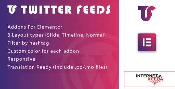 12490-Twitter Feeds for Elementor v1.0 - WordPress Plugin