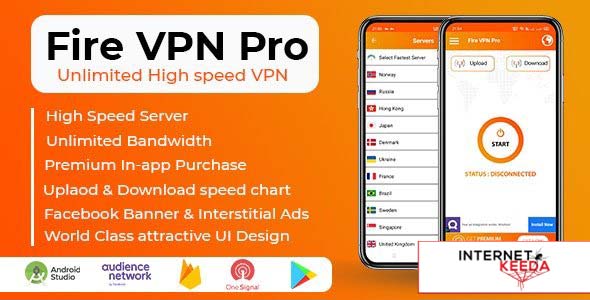 12692-Fire VPN Pro v1.2 - Unlimited High Speed VPN