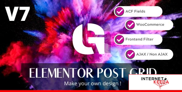 12711-Elementor Post Grid Builder v7.6.4 - Frontend Sort and Filter