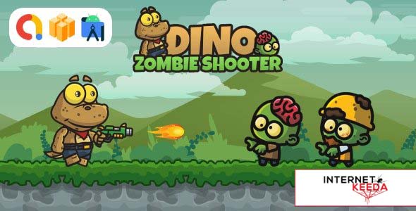 12746-Dino Zombie Shooter Android Game with AdMob Ads + Ready to Publish