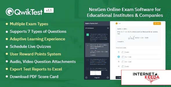 12752-QwikTest v1.1.0 - NexGen Online Exam Software