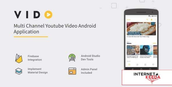 12858-Vido v2.0 - Android Youtube Multi Channel