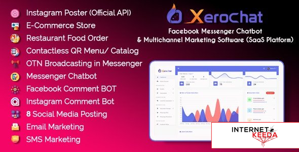 13924-XeroChat v7.2.9 - Facebook Chatbot, eCommerce & Social Media Management Tool (SaaS) - 