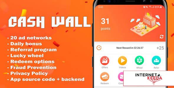 12867-Cash Wall v2.1 - Android Rewards App Source Code