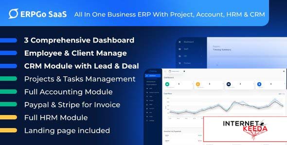 14570-ERPGo SaaS v2.8 - All In One Business ERP With Project, Account, HRM & CRM