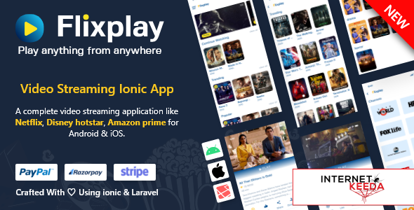13186-Flixplay v1.0 - Video Streaming App Like Netflix Primevideo