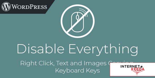 13245-Disable Everything v1.0 - WordPress Plugin to Disable Right Click, Copying, Keyboard