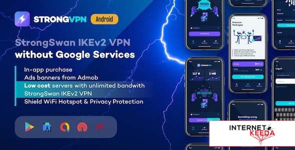 13254-StrongVPN v1.4 - StrongSwan IKEv2 VPN stable & free VPN proxy for Android