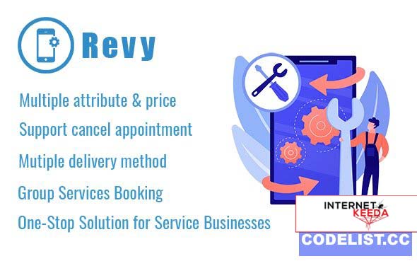 14383-Revy v1.7 - WordPress booking system for repair service industries