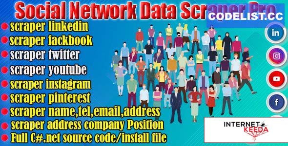 13927-Social Network Data Scraper Pro v7.0.1