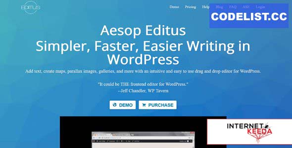 13984-Editus v1.4.5 - Simpler, Faster, Easier Writing in WordPress