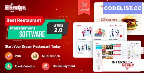 14168-Khadyo Restaurant Software v2.0 - Online Food Ordering Website with POS