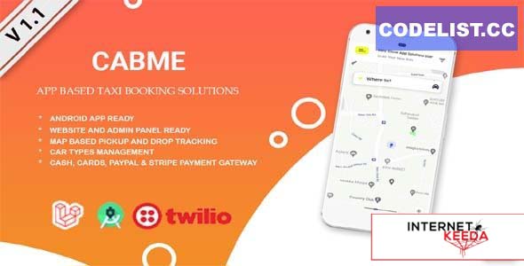 14232-Cabme v1.1 - Enterprise Level Complete Taxi App Android + Web