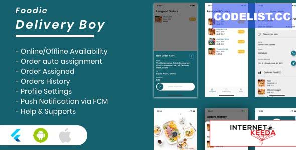 14356-Foodie Delivery Boy For Foodie Multi-Restaurants Flutter App v2.0.0