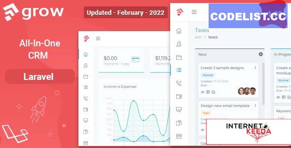 19884-Grow CRM v2.3 - Laravel Project Management - 