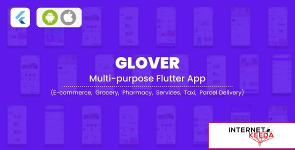 14484-Glover v1.5.1 - Grocery, Food, Pharmacy Courier & Service Provider + Backend + Driver & Vendor