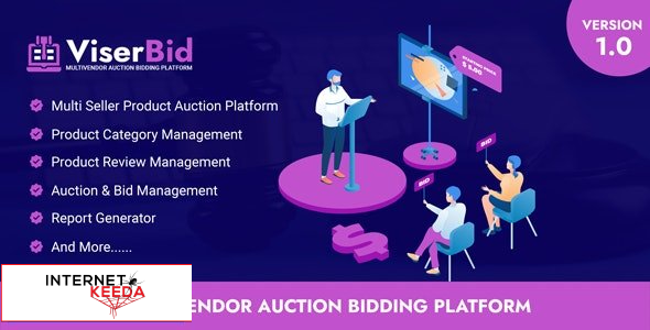 14651-ViserBid v1.0 - Multivendor Auction Bidding Platform