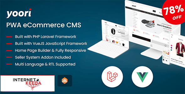 14862-YOORI v1.0.4 - Laravel Vue Multi-Vendor PWA eCommerce CMS