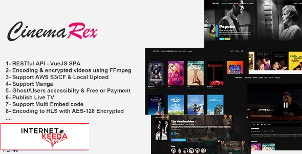 14867-CinemaRex v1.5.1 - Movies & TV Shows, Live TV