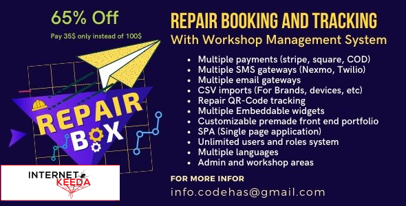 14926-Repair box v0.5.8 - Repair booking,tracking and workshop management system - 