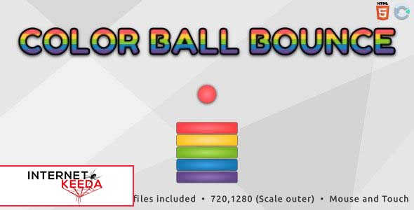 15134-Color Ball Bounce v1.0 - HTML5 Casual Game