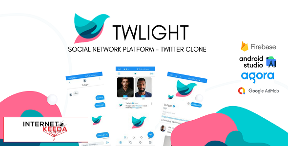 15135-Twlight social network app v1.0 - Twitter clone - android studio & firebase