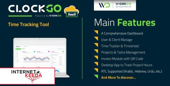 15209-ClockGo SaaS v3.4.0 - Time Tracking Tool - 