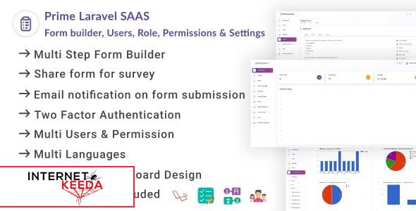 15377-Prime Laravel Saas 1.0.6 - Form builder, Users, Role, Permissions & Settings